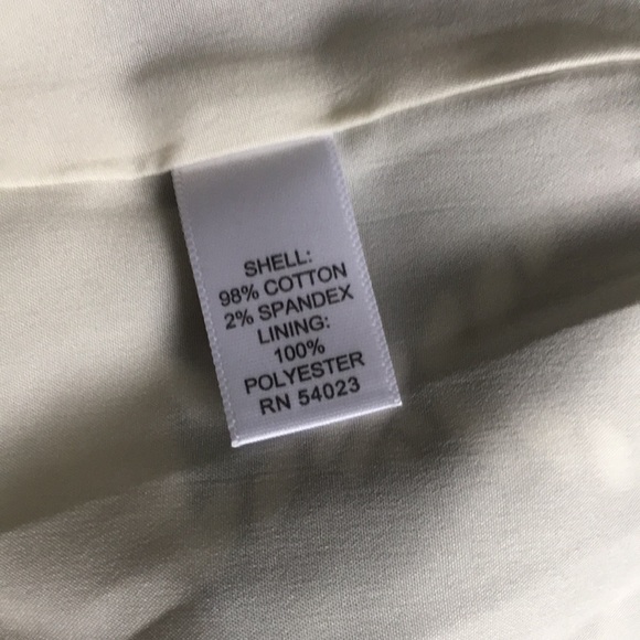 NWT cotton white/black dress with braided rope pattern. Banana Republic, size 4 - Picture 3 of 4